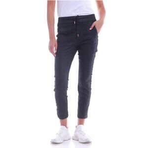 NEW BIANCO textured jogger pants in black